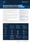 Managed Netword Detection and Response datasheet cover 105px