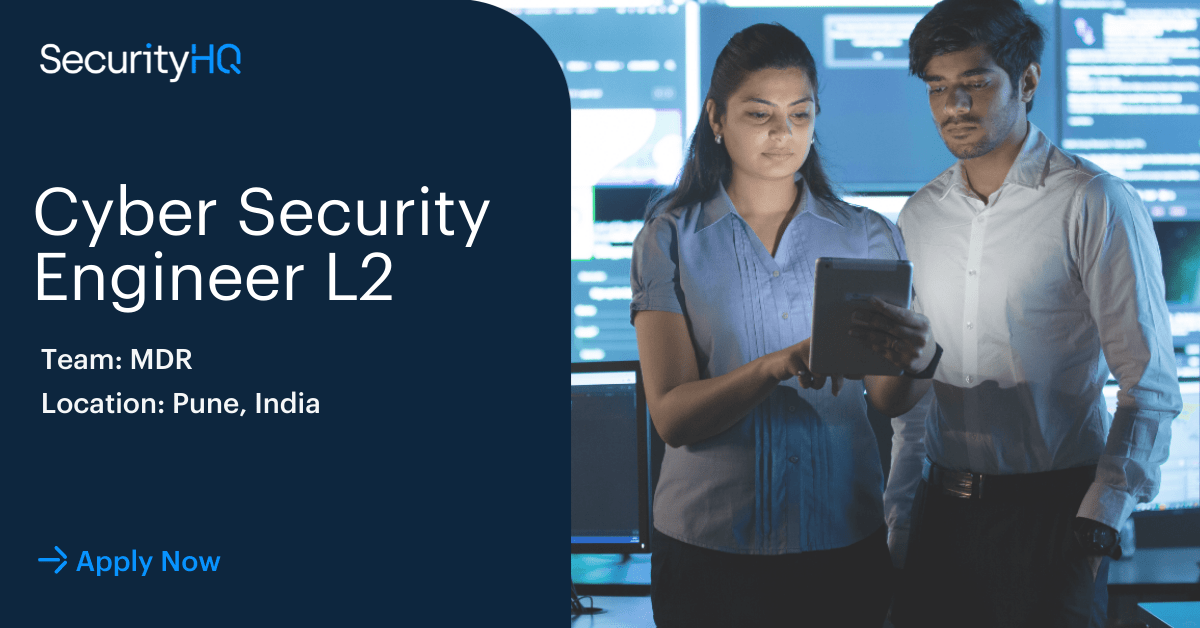 Cyber Security Analyst L2 SecurityHQ