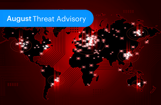 August Threat Advisory – Top 5