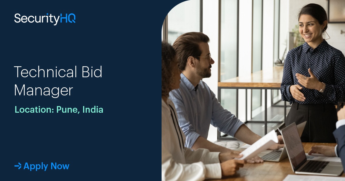 Technical Bid Manager SecurityHQ