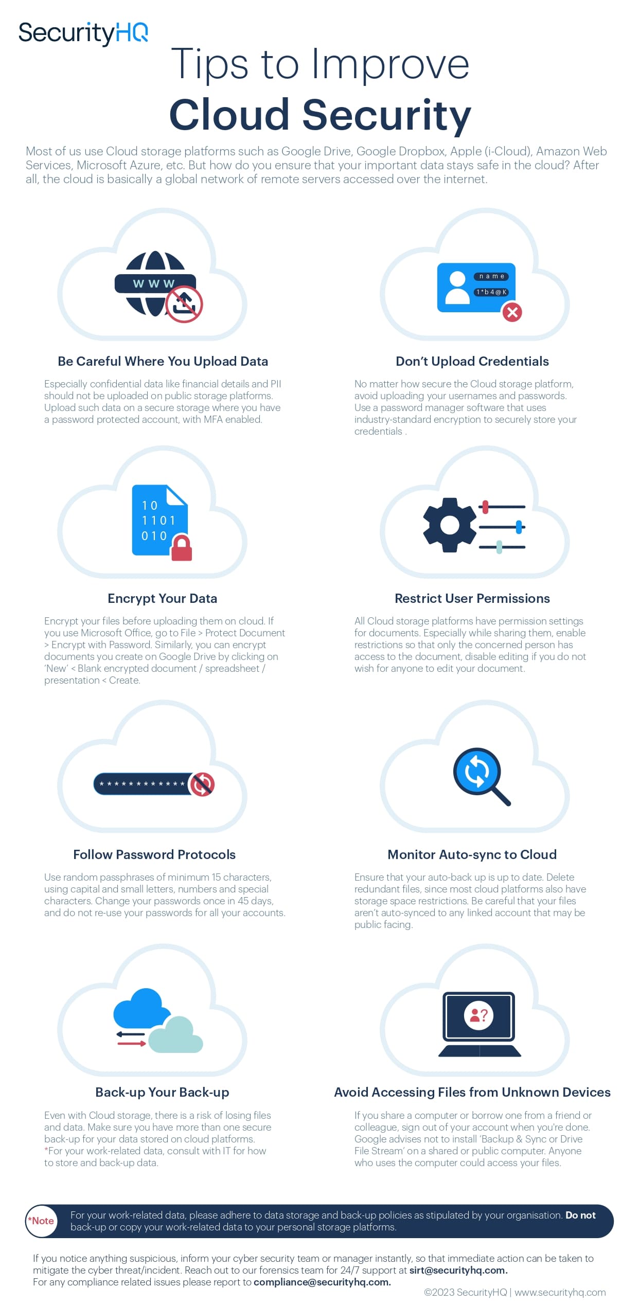 8 Top Tips to Improve Your Cloud Security  [Infographic]