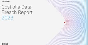 Cost of data breach report cover