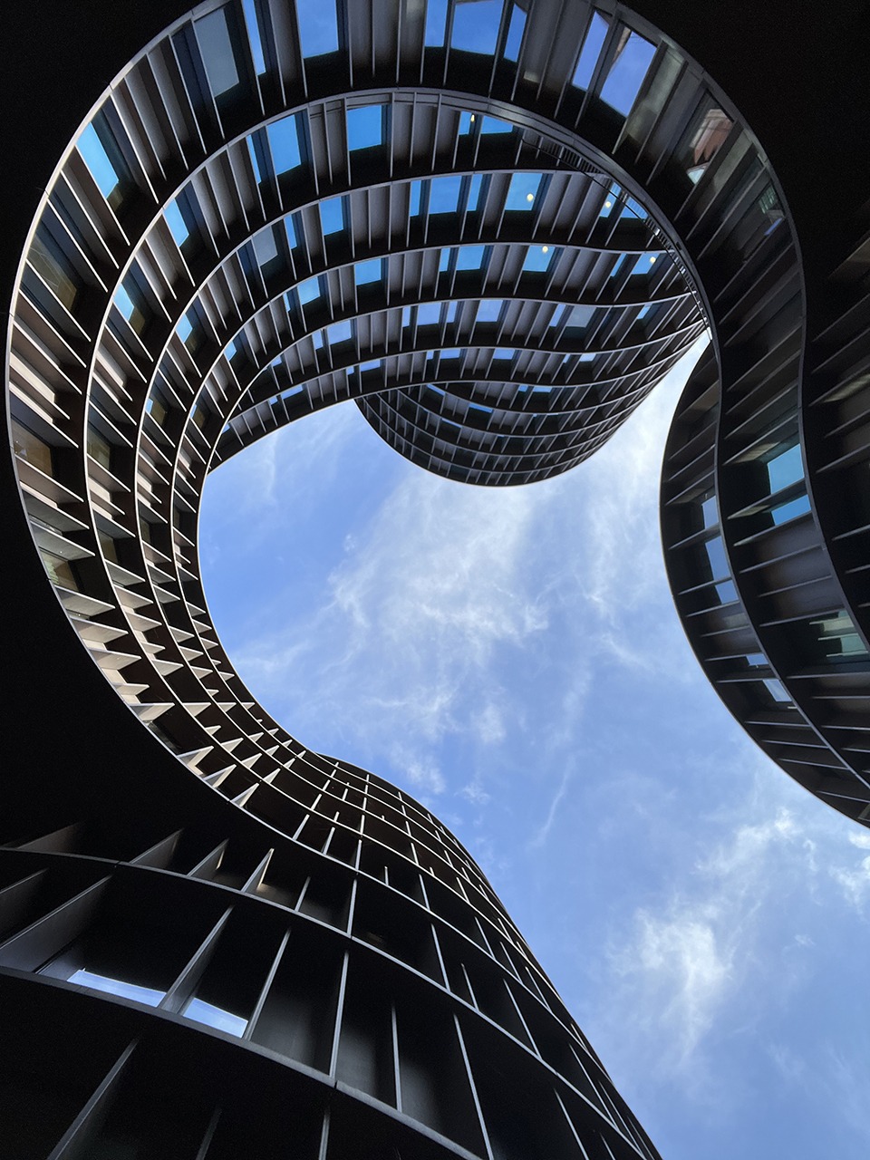 Detail of modern house in Copenhagen