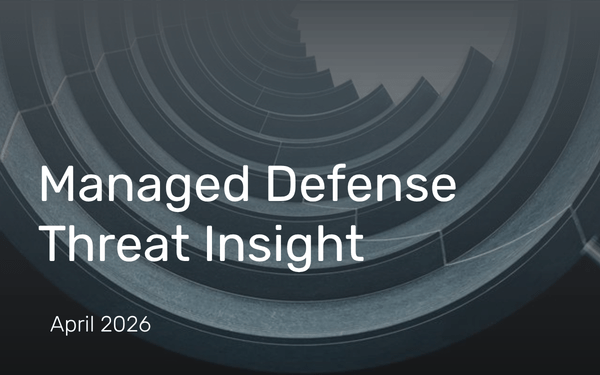 Managed Defense Threat Insights: April 2026 Newsletter